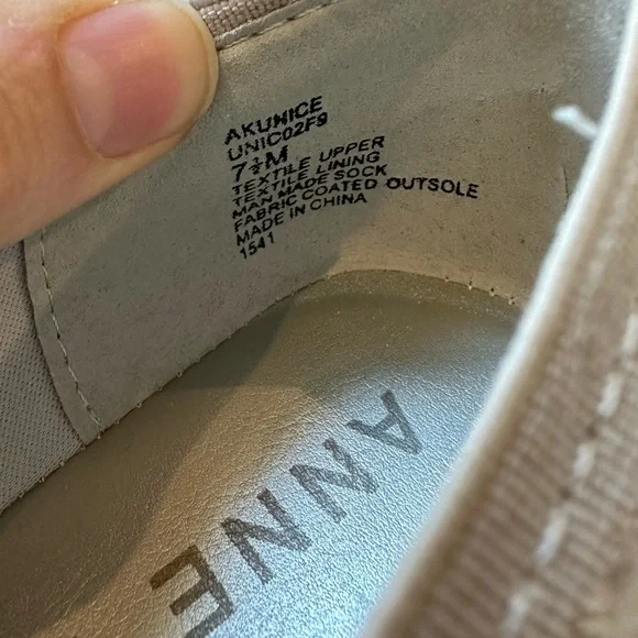Anne Klein Women Flats Taupe Shoes Size 7.5 - Picture 8 of 8